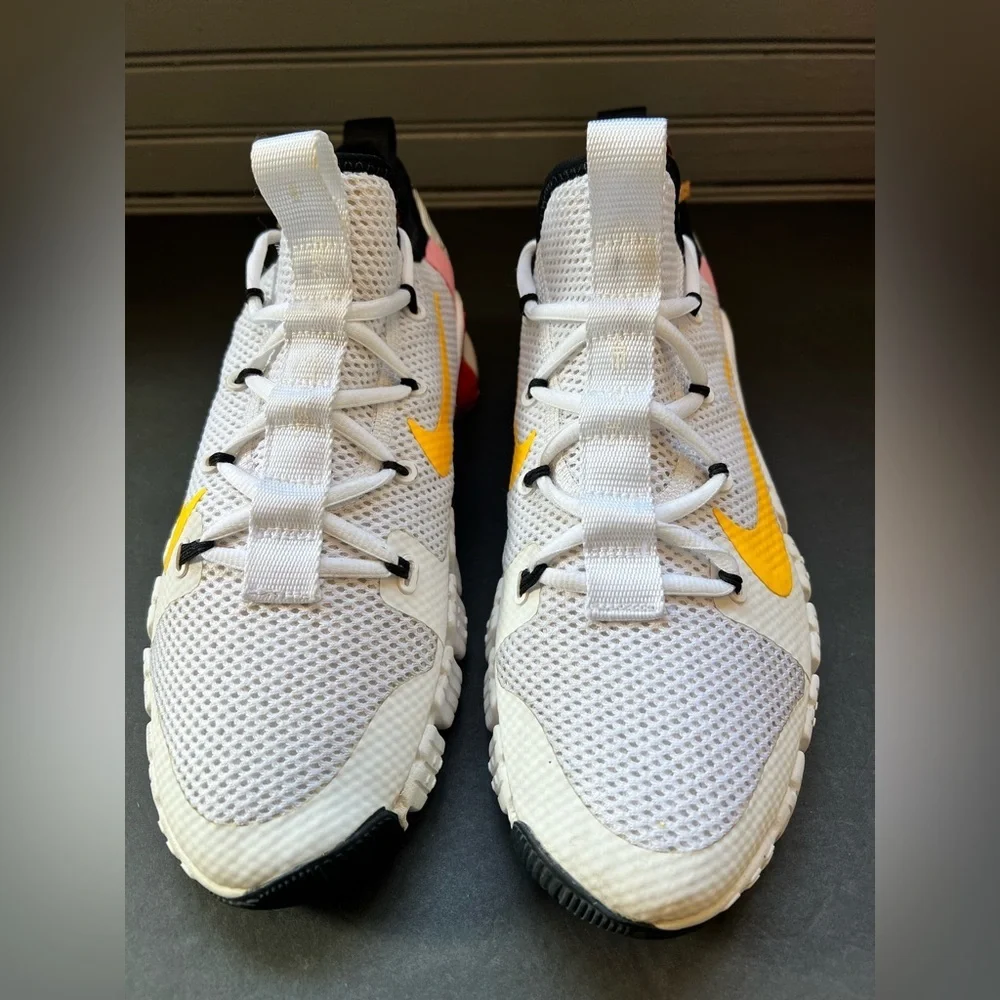 Nike Free Metcon 3 Training Women’s Size 10.5 White/Orange Black